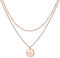 TINGN Kette mit Buchstaben Kette Mädchen - Teenager Mädchen Geschenke Kette mit Buchstaben Kette Mädchen Geschenke Kette mit Buchstaben H Kette Mädchen Rosegold Damen Geburtstagsgeschenk für Mädchen