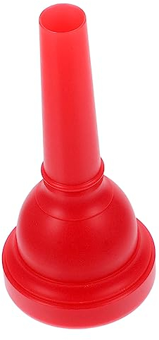 WHAMVOX Posaunenmundstück Kunststoff Ersatzmundstück Für Tenorposaune Langlebig Klein Leicht Tragbar Geeignet Für Anfänger Und Profi Bläser Rote Farbe Robust Und Präzise Klangqualität