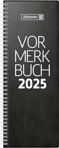 BRUNNEN Vormerkbuch Mod. 784 2025 | 108×297 mm, schwarz
