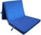 Katex 3 teilige Klappmatratze 10 cm dick Matratze für Faltmatratze, Gästematratze, faltbar, Camping Sitzblock, Bezug ist maschinenwaschbar(Blau195x80x10cm)
