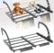 LPAMABA Séchoir à Linge Balcon Séchoir Radiateur Etendoir à Linge Pliable en Acier au Carbone Séchoirs Sèche Linge Suspendu pour Étendre Sécher Lessive Vêtements Mouillées (Longueur: 32-55 cm)