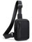 Lidxfeo Anti-Diebstahl Sling Schultertasche, Wasserfeste Crossbody Tasche Klein, Multi-Pocket Brusttasche Herren, für Wandern, Reisen, Joggen usw