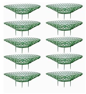 YUETTYY 10/20Pack Strawberry Supports, Garden Strawberry Plant Support Stand Strawberry Growing Frame Protector Support with 3 Sturdy Support Feet (10PCS)