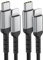 ULIFTUS USB C iPhone Cable[2M 2Pack], Nylon USB C Lightning Cable Fast Charging Cord PD Power Delivery Type C to Lightning Lead Compatible with Apple iPhone 14 13 12 11 Pro Max Xs 8 7 Plus SE