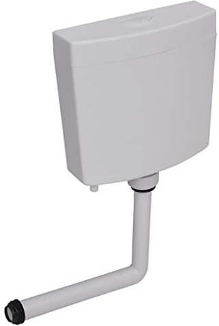 LXYZWRW Sanitär-WC-Spülkasten mit Wassereinlass unten, 3/6 l, grau, Sanitär-Befestigung, Hardware und Teile