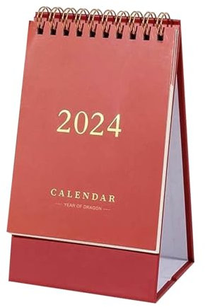 small calendar 2024 Desk Calendar 18 Months From August 2023 December 2024 Desk Calendar Standing Flip Calendar Wall Calendar For Planning Organizing Daily Schedule (One Size)
