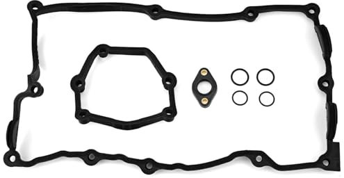 ANBOO Ventildeckeldichtungssatz, Motordeckel, Dichtungsscheiben Satz, Auto Ventildeckeldichtung KFZ für BMW 1er 3er E46 E81 E87 E90 E91 N42 N46 11120032224 11377502022 11120028033