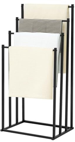 DKRAHRJJ Porte-Serviettes Autoportant, Porte-Serviettes de Piscine À 4Ux, Séchade Serviettes Den Au Sol Extérieur, Pour Salle Den, Chambre À Coucher, Plage, Salle de Sport, Piscine À L'Extérieur