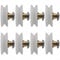 Entgoinggo Rollen für Duschtüren, 4/8 Stück, 22 mm x 7 mm, Duschtürrollen, Ersatzteil-Set (8 Stück)