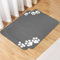 Zaxiva Tapis Gamelle pour Animaux de Compagnie, Tapis Absorbant pour Bols pour Chiens à Séchage Rapide, Tapis Chien Antidérapant pour Distributeur Nourriture et d'eau, Tapis Chat Gamelle 60x40cm