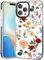 Kokaade Cute for iPhone 13 Pro Max Case - for Women Girls Kawaii Fashion Stylish Soft Silicone Retro Flower Design Protective for Girly Boys Teens TPU Bumper for iPhone 13 Pro Max Phone Case