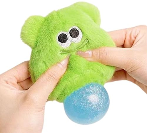 Stressabbau der Tiere, Stressball aus Plüsch, niedliche Wasserperlen, Anti-Stress-Bälle, Fidget Toy Bubble Blow, Anti-Stress-Spielzeug für und Mädchen, Erwachsene, Geschenk