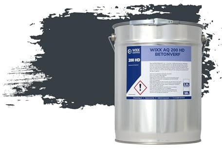 Wixx AQ 200 HD Betonfarbe - RAL 7016 | Anthrazitgrau - 2,5L