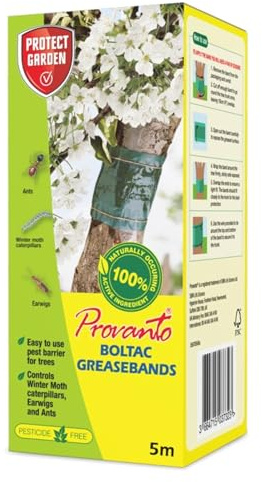 Provanto Tree Boltac Grease Bands 5m, Effective Barrier, Preventing Tree Damage, Protect Trees Against Insects, Secure Band, Easy to Use Solution, Ideal for Outdoor Trees
