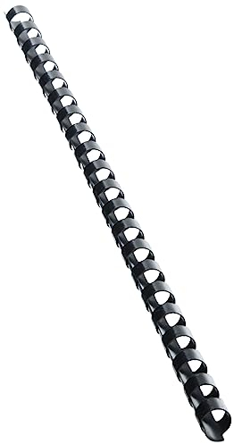 Peach Plastikbinderücken A4 - 8mm - 45 Blatt - 100 Stück - schwarz - PB408-02
