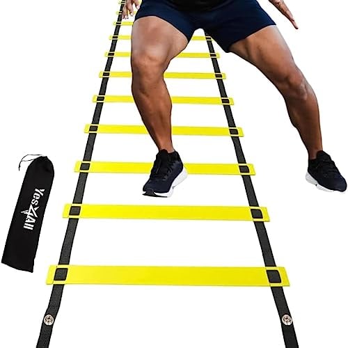 Yes4All CKT4 Agility Ladder, 12 pioli, giallo
