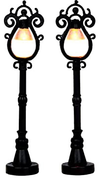 Lemax - Parisian Street Lamp - Set of 2