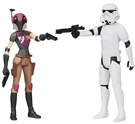Star Wars Mission Series Sabine Wren and Stormtrooper Figures