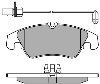 MEYLE 0252474319/W Bremsbelagsatz, Scheibenbremse | Kompatibel mit: AUDI A4 Allroad B8, A4 B8, A4 B8 Avant, A5, A5 Cabriolet, A5 Sportback, Q5