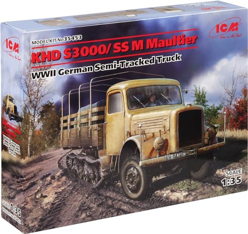 ICM 35453 Modellbausatz KHD S3000/SS M Maultier WWII German Semi-Tracked Truck