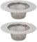 2 Piezas Bañera Fregadero Filtro, Acero Inoxidable Bañera Filtro, Cocina Filtro Drenaje, Colador Fregadero Acero Inoxidable, Adecuado para Baño, Fregadero de Cocina, Residuos de Filtro