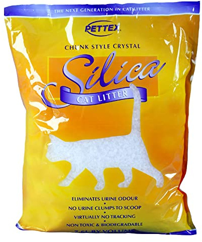 Pettex Silica Crystal Cat Litter (7.6 Litres) (White)