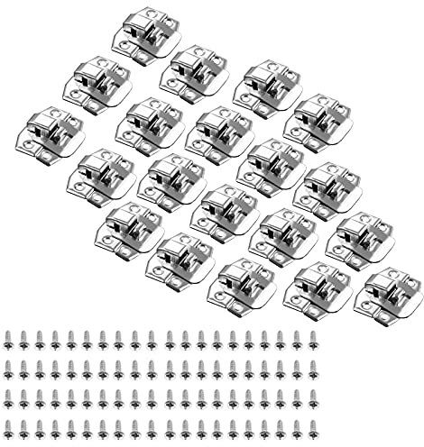 20 Pcs Box Latch Mini Hasp Latches Decorative Hasp Catch Silver Retro Style Iron for Wood Box Jewelry Cases Wine Box 0.94x0.75