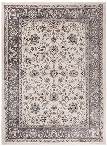 Carpeto Orientteppich Teppich Beige 200 x 300 cm Ornamente Klassisch Muster - Wohnzimmer Schlafzimmer Esszimmer