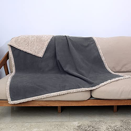 Catalonia Classy wasserdichte Decke, Wasserdicht Hundedecke Waschbar Sofaschutz Couch Überwurf, Wasserdicht Liebesdecke Flauschig Kuscheldecke Bettschutz Tagesdecke,152 x 127cm