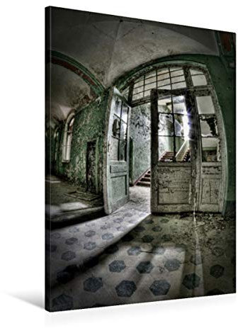 Premium Textil-Leinwand 60 x 90 cm Hoch-Format Lost Places Vergessene Orte | Wandbild, HD-Bild auf Keilrahmen, Fertigbild auf hochwertigem Vlies, Leinwanddruck von Stanislaw´s Photography