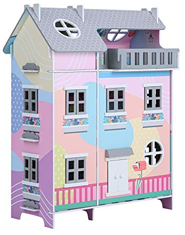 Olivia's Little World Sunroom Kinder Puppenhaus & 11 Zubehör Für 3,5 Puppen Mehrfarben TD-13361A