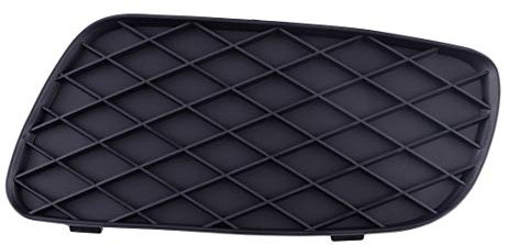 ciciTree Schwarzer vorderer linker unterer Kühlergrill Nebelscheinwerfer Lampenabdeckung Rahmen passend für Smart Fortwo 451 2007-2014 A4518260124