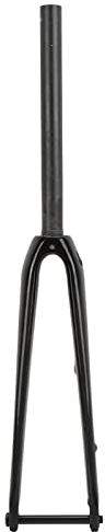 Alomejor Fahrrad Gabel Vollcarbon Rennrad Gerades Rohr Starre Scheibenbremse Gabel Fahrradteile(UD Hell)