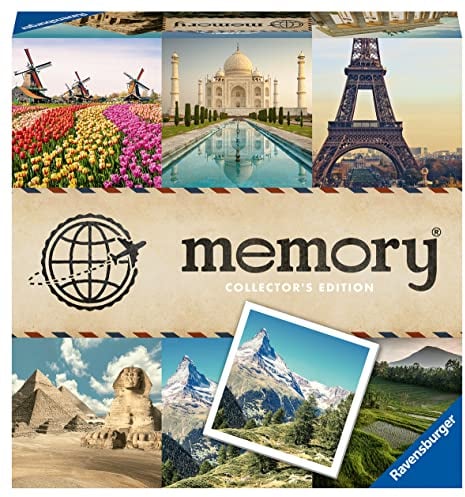 Ravensburger Collector's Memory® Schönste Reiseziele - 27379 - Das weltbekannte Gedächtnisspiel mit Bildern von Traumorten, EIN besonderes Memory® und eine tolle Inspiration für Reiselustige