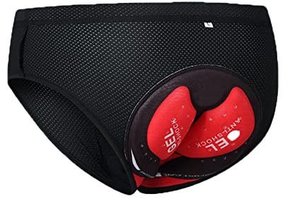 HOMTOL Caleçon Cycliste Slip Hommes avec Peau de Chamois sous-vêtements 3D rembourrés Caleçon Cycliste Court Respirant Séchage Rapide Résistant aux Chocs Caleçon Cycliste