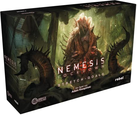 Awaken Realms, Nemesis: Lockdown – Stretch-Goals, Erweiterung, Expertenspiel, Dungeon Crawler, 1-5 Spieler, Ab 14+ Jahren, 60-180 Minuten, Deutsch