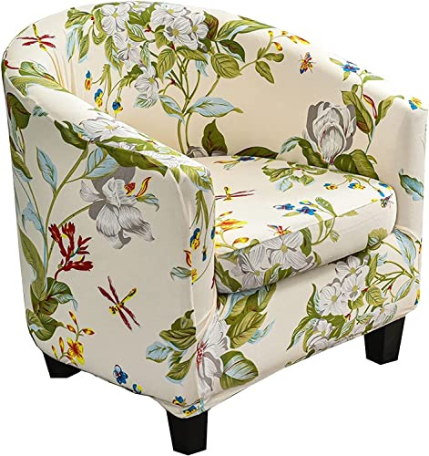 Sesselschoner Sesselhusse Sesselbezug Sesselüberwürfe Sofabezug Jacquard Elastisch Stretch Husse Sofa Abdeckung für Cafe Raum Clubsessel Loungesessel Cocktailsessel (Color : #2)