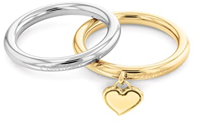 Calvin Klein ring für Damen Kollektion ALLURING aus Edelstahl, verfügbar aus Silber, Gelbgold oder Rose Gold