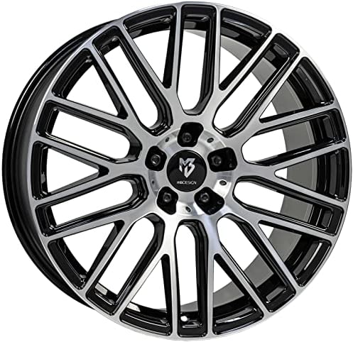 MB Design Felge KV4 7.5Jx18 ET35 5x112 Glanzschwarz poliert kompatibel mit Mercedes-Benz A a B C CL CLA CLK E EQA EQB GLA GLB GLC GLK S SLC