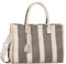 Gabor bags Julya Damen Shopper Umhängetasche Reißverschluss Groß Beige