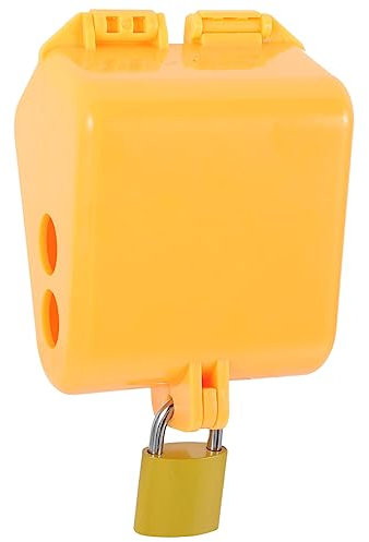 Angoily Outdoor Tap Lock Cover Child-Proof Water Spigot Lock for Garden Hose Faucet Anti-Theft Protection Easy Installation