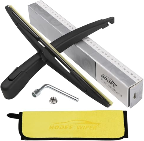 HODEE Rear Wiper Arm Blade Nut Set Replacement for Vauxhall Corsa H Hatchback MK IV MK4 2015-2019,Astra MK V MK5 H/E Estate 2005-2009,Back Windshield Wiper Assembly with Window Wiper Cap Cover