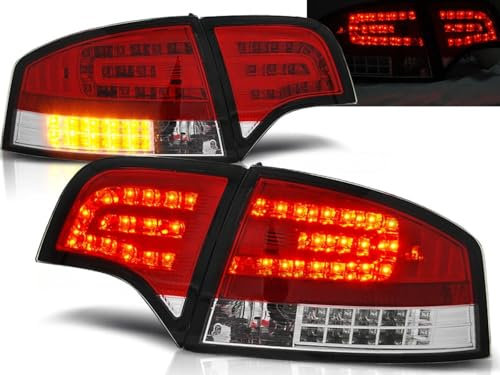 LED Rückleuchten Set rot weiß für Audi A4 B7 11.04-03.08 Limo