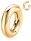 2g große Septum Ringe Clicker große nahtlose Ohr Septum Nase Ring Gewicht Reifen große Spurweite Ohrringe für gedehnte Ohren baumeln Spurweite Kleiderbügel Chirurgenstahl Plug Tunnles 14mm Gold