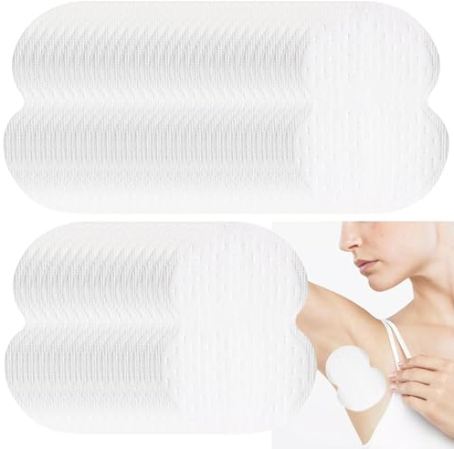 100 Pièces Patch Anti Transpiration Kit, Invisible Anti Transpirant Aisselles, Jetable Coussinet Anti Transpirant, Confortable Patch Anti Transpirant pour Femmes Hommes