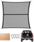 FoundGo 120x120cm Gepäcknetz [Max. 210x210cm Dehnbar] Hochelastisches Kofferraumnetz Trennnetz Gepäckfixierung für LKW Auto Wohnmobil inkl (Doppellagig, 120x120cm)