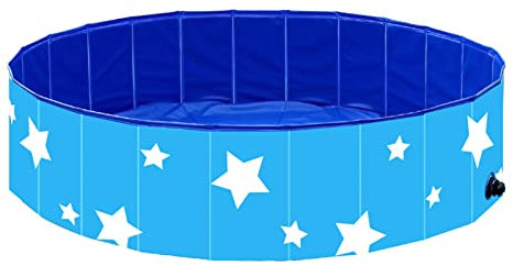 Bañera portátil para perros, piscina plegable para perros para interiores y exteriores, bañera plegable