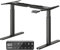 MAIDeSITe Height Adjustable Standing Desk Frame with Oval Leg Design, Dual Motor Electric Standing Desk Sit Stand Desk with Load 180KG, 4 Memory Keyboard and Anti-collision System