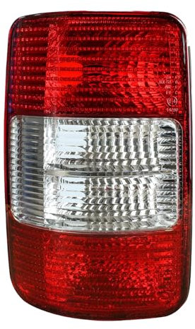 Generisch 1x Links Rückleuchte für VW Caddy III 2004-2010, Rot, Weißglühend, ABS Kunststoff, 12V/24V, P21W/R5W/PY21W, OEM 2K0945095D