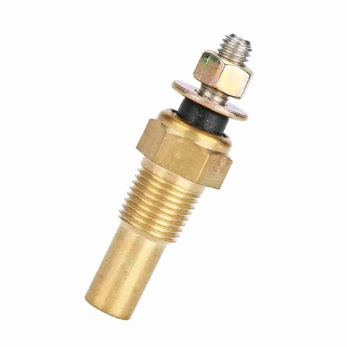 WPKD BLUEIY 1/8 NPT Öltemperatursensor, Universelle Temperatursendeeinheit aus Messing, Elektrischer Temperatursender, Sender für Wasser, Öl, Auto, 0–150 °C